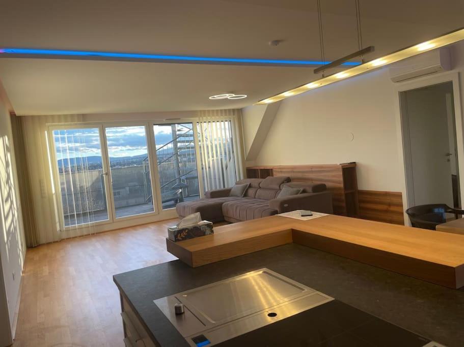 Апартаменты Rooftop Terrace- Panoramablick Ueber Wien Экстерьер фото